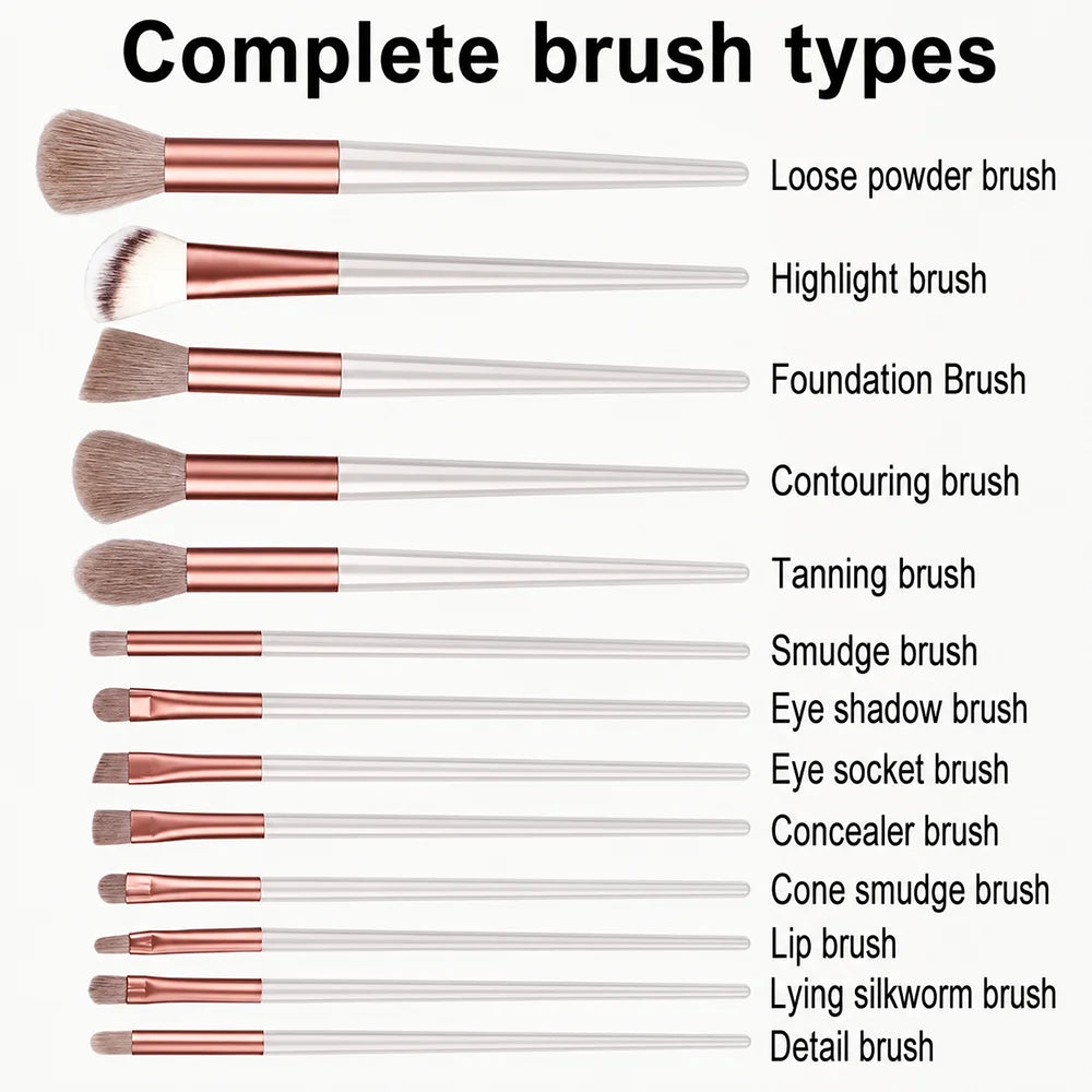 Kit de 13 Pinceaux de maquillage
