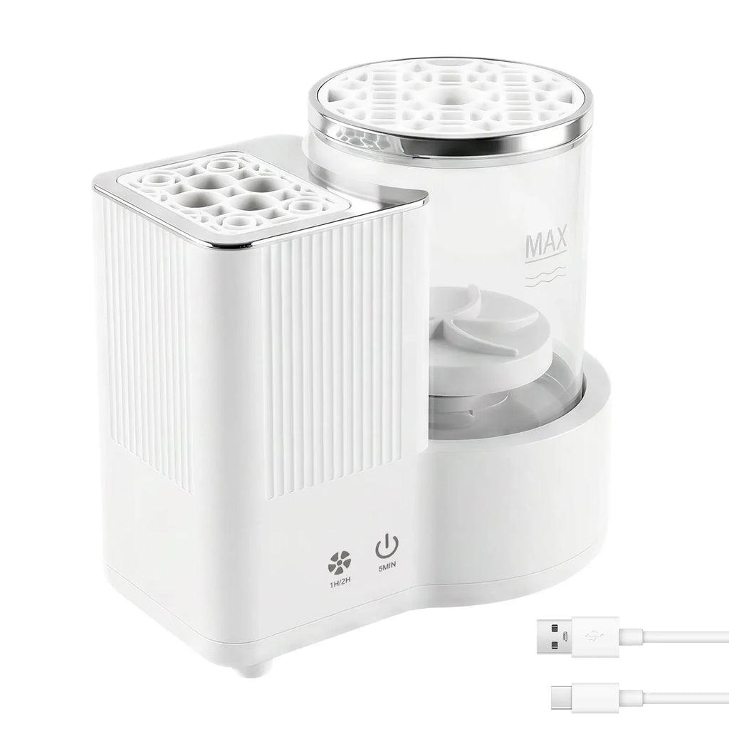 Machine de nettoyage électrique 3 en 1 pour pinceaux de maquillage